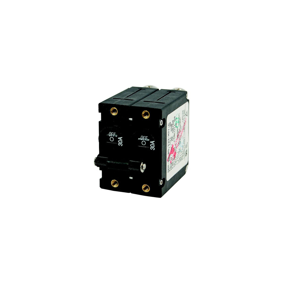 Blue Sea Systems A-Series DC Double Pole Toggle Circuit Breaker -Modern Boat Sales & Service