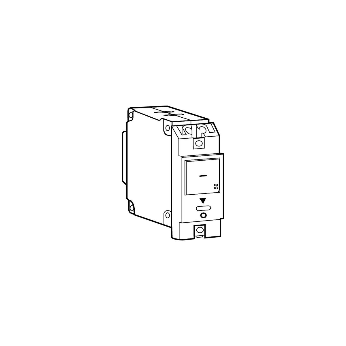Blue Sea A-Series Flat Rocker Circuit Breaker, Single Pole Flat, 10 amps Default Title -Modern Boat Sales & Service