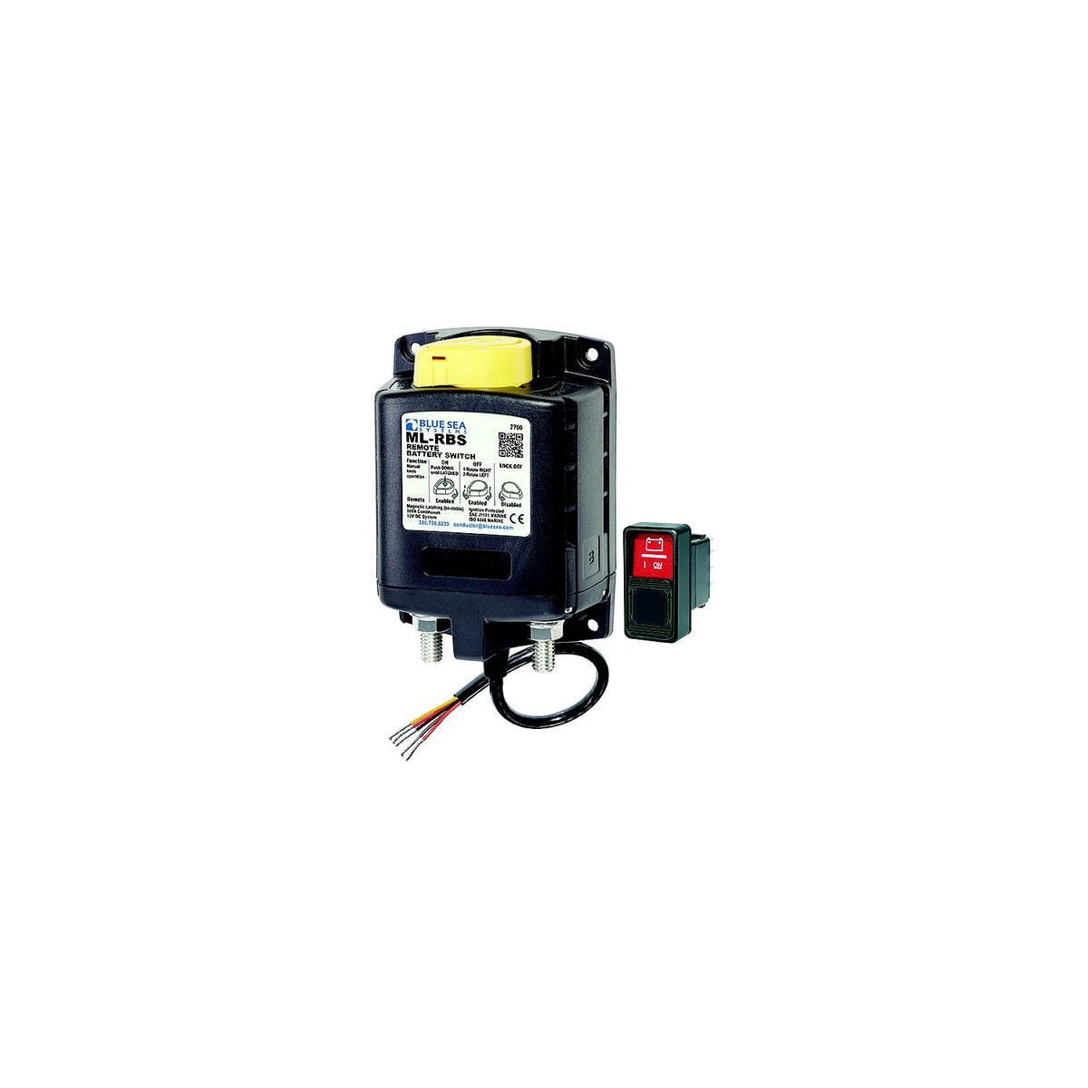 Blue Sea Systems 7700 ML-RBS Remote Battery Switch with Manual Control - 12V DC 500A -Modern Boat Sales & Service