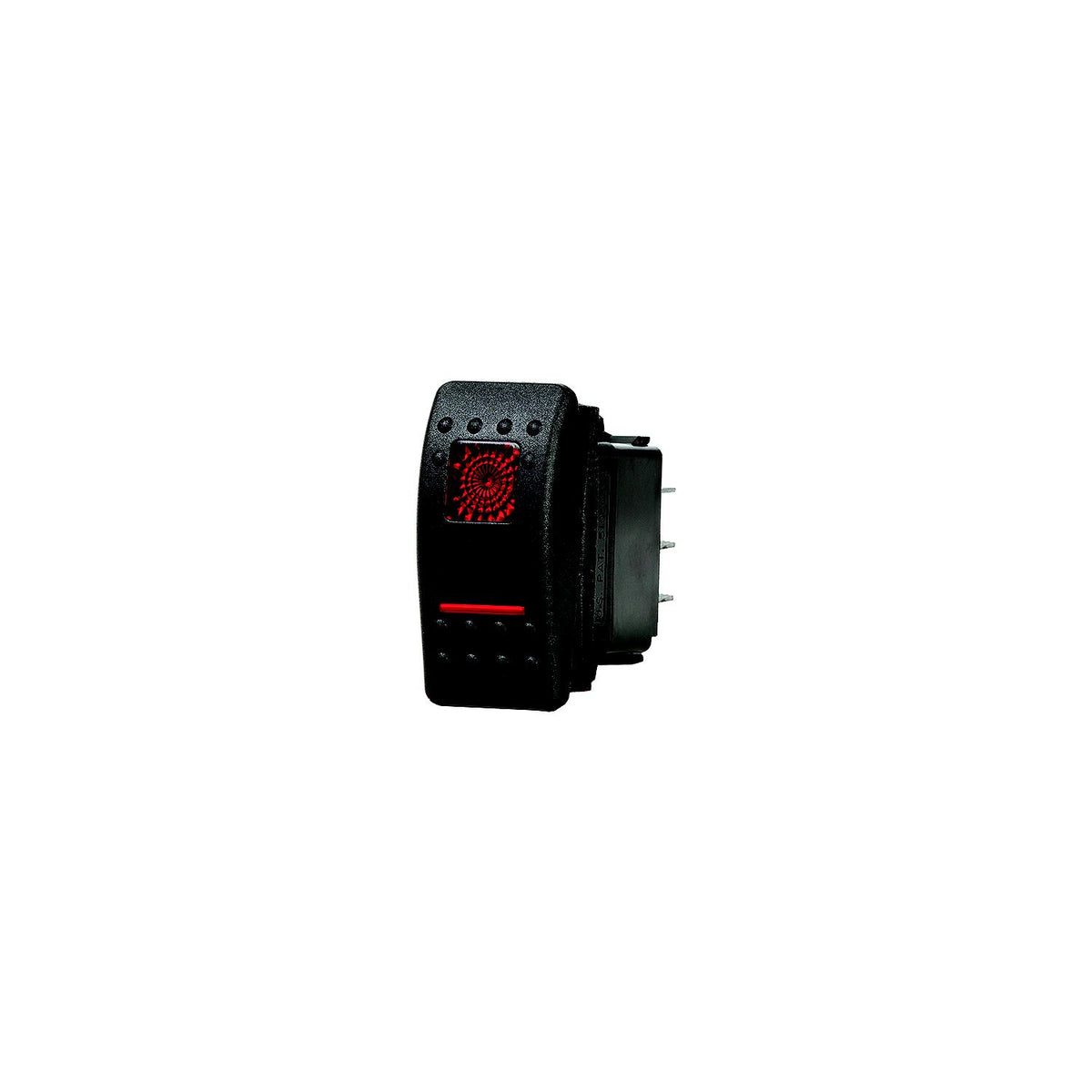 Blue Sea 7929 Water Resistant ConturaÂ® II Switch, Black, Off-On -Modern Boat Sales & Service