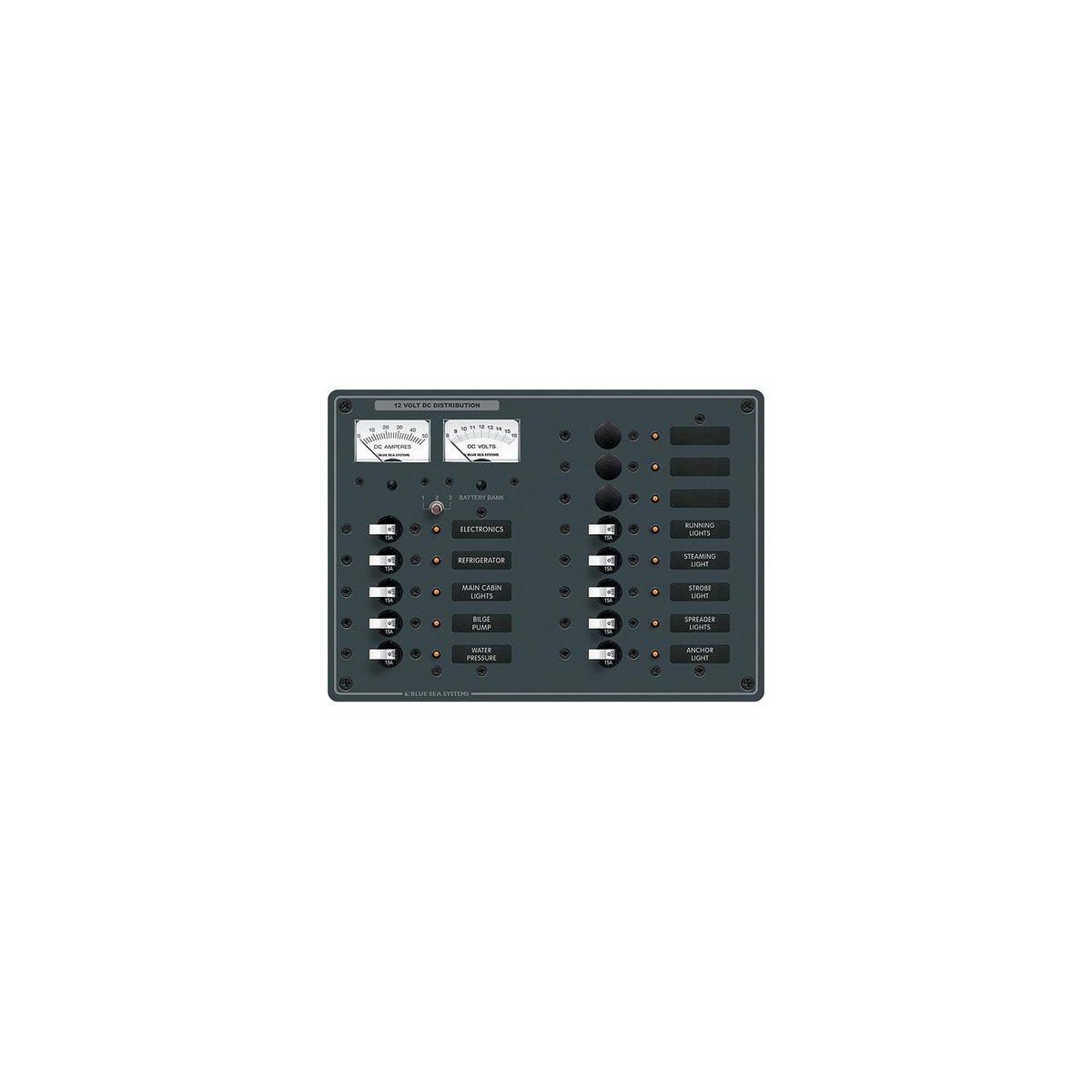 Blue Sea Systems 8068 DC 13 Position Circuit Breaker Panel -Modern Boat Sales & Service