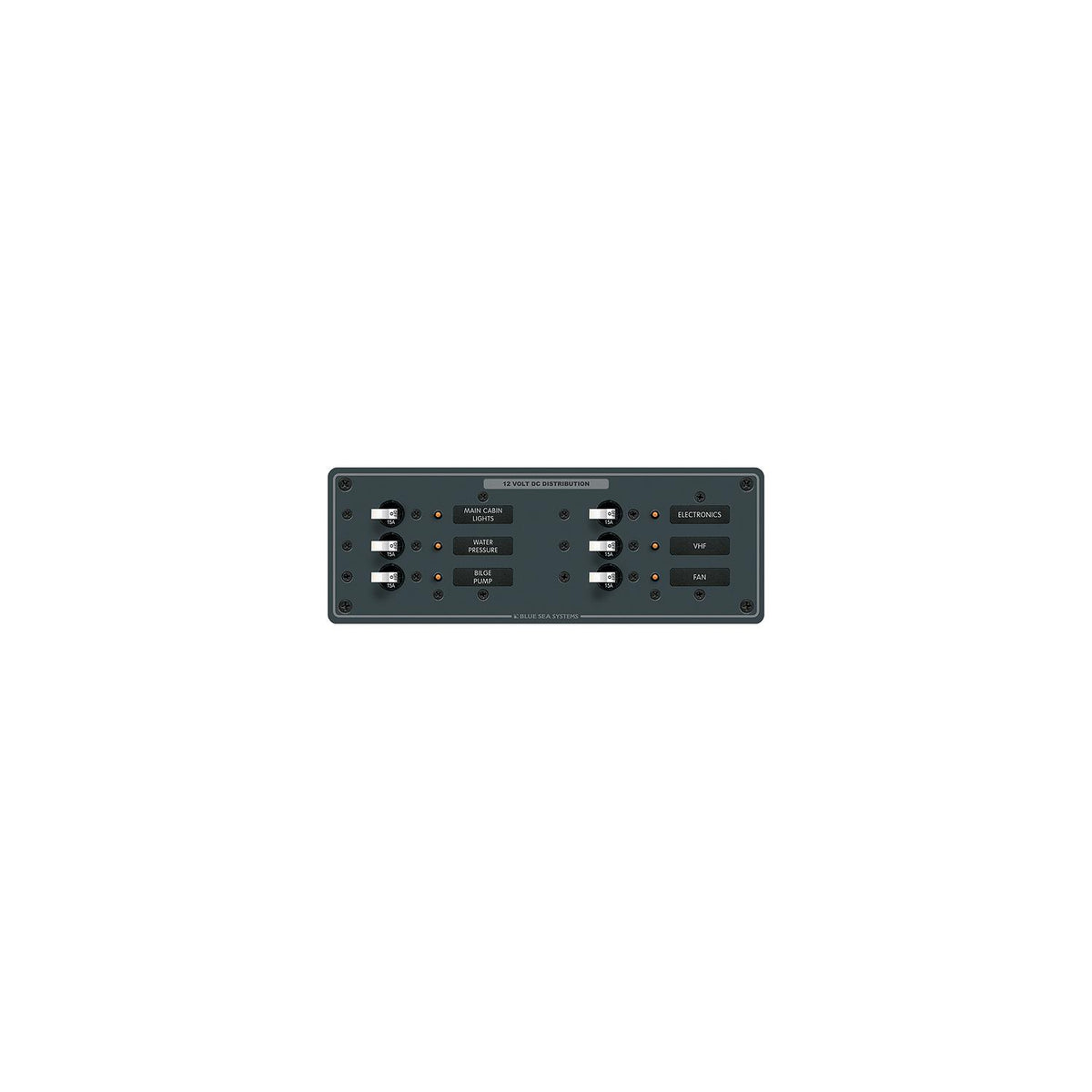 Blue Sea Systems 8096 DC 6 Position Circuit Breaker Panel -Modern Boat Sales & Service