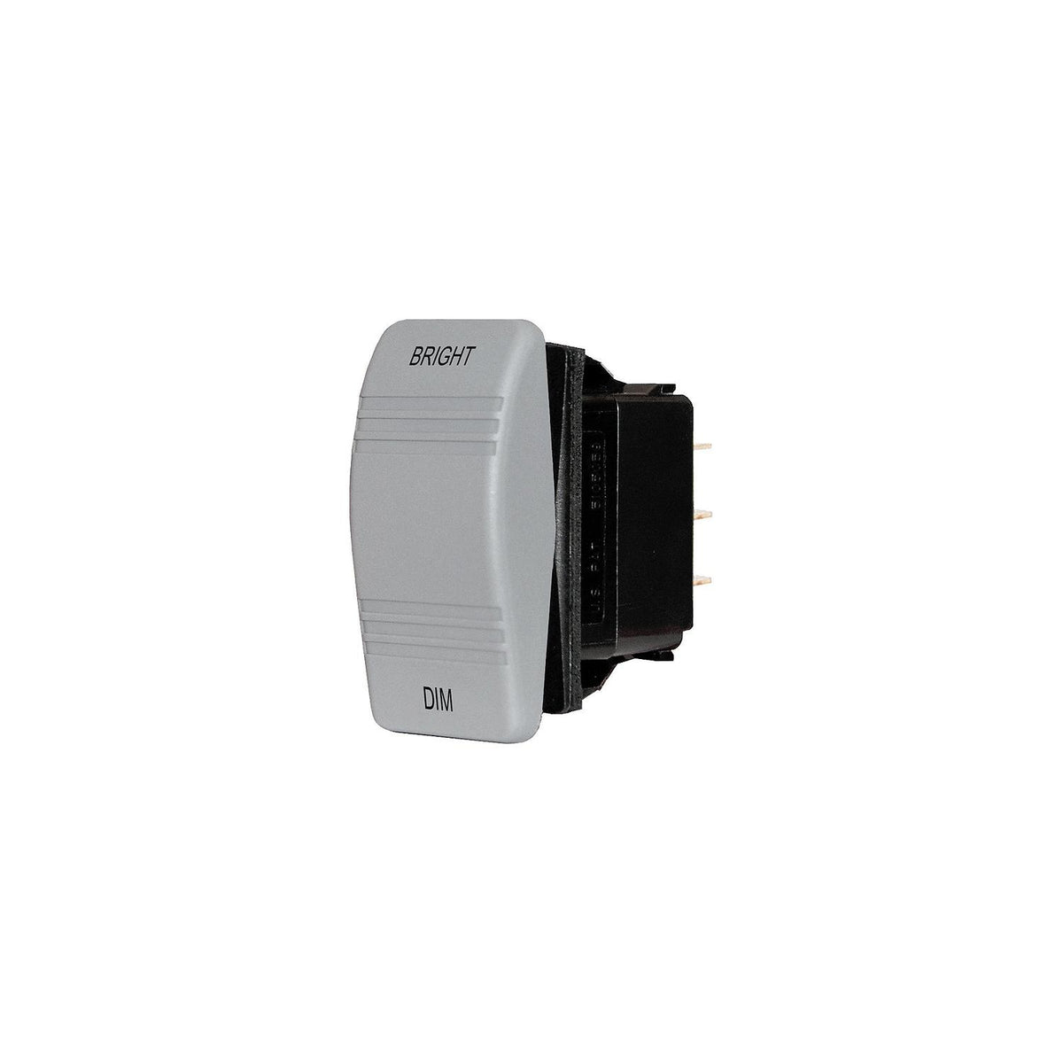 Contura Rocker Switch, Mom On/Off/Mom On, Gray -Modern Boat Sales & Service