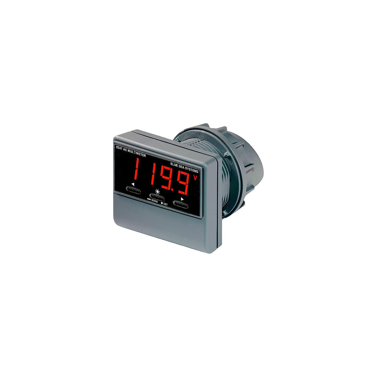 Blue Sea Systems 8247 AC Digital Multi-Function Meter With Alarm 80-249V AC -Modern Boat Sales & Service