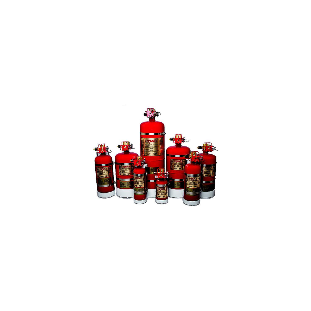 Fireboy MA20250227BL MA2 Auto/Manual Discharge HFC-227ea Fire Extinguisher w/Mount, 250 CU FT -Modern Boat Sales & Service