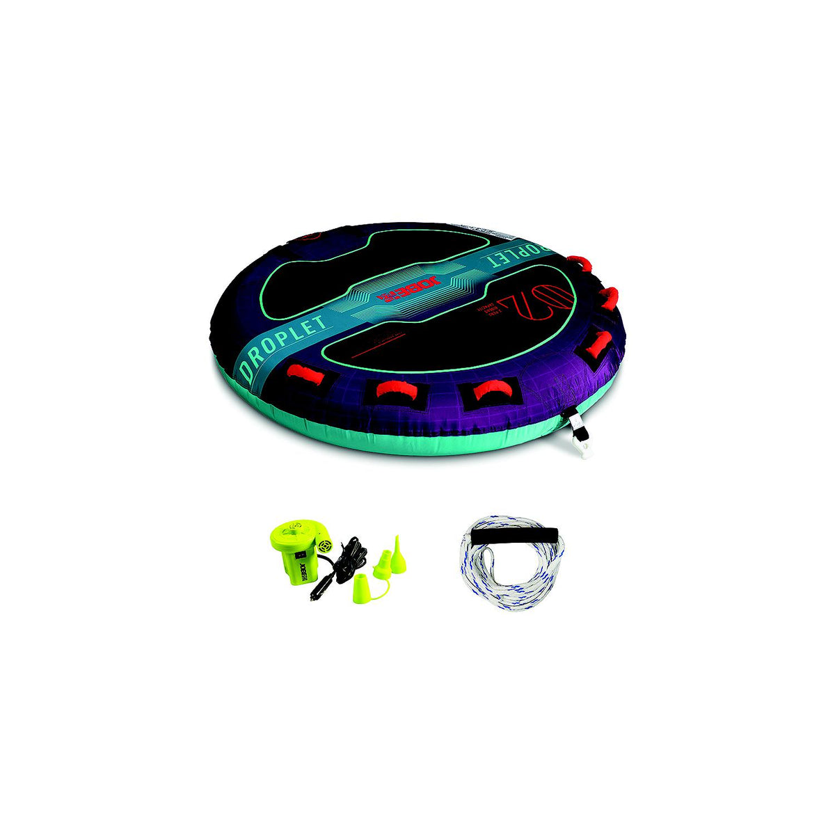 Jobe 238825003PCS Droplet Towable Package 2P, inflated: 66.9" x 12.9" -Modern Boat Sales & Service