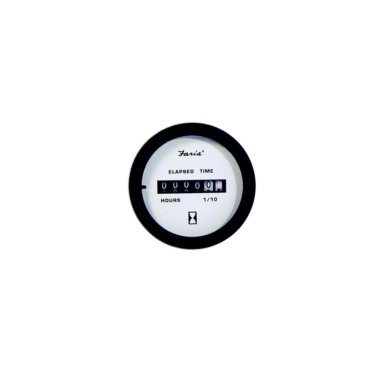 Faria Euro 2" Hourmeter Gauge (10,000 hrs) (12-32VDC) -Modern Boat Sales & Service