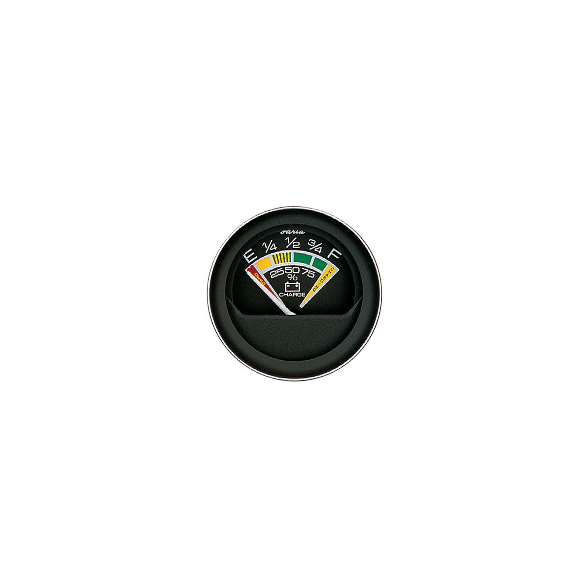 Faria Coral Black 2" Water Pressure Gauge Kit 30 PSI -Modern Boat Sales & Service