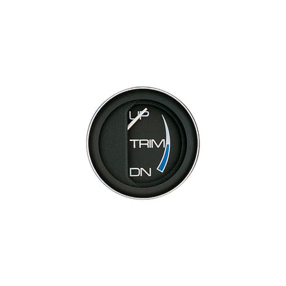 Faria Coral Black 2" Trim Gauge For Mercury/Mariner/Mercruiser/Volvo DP/Yamaha 2001 and Newer) Default Title -Modern Boat Sales & Service