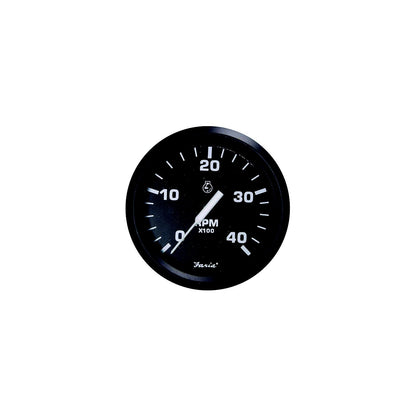 Faria 32803 Euro 4" Gauge - 4000 RPM Tachometer (Diesel) (Mag Pick Up) Default Title -Modern Boat Sales & Service