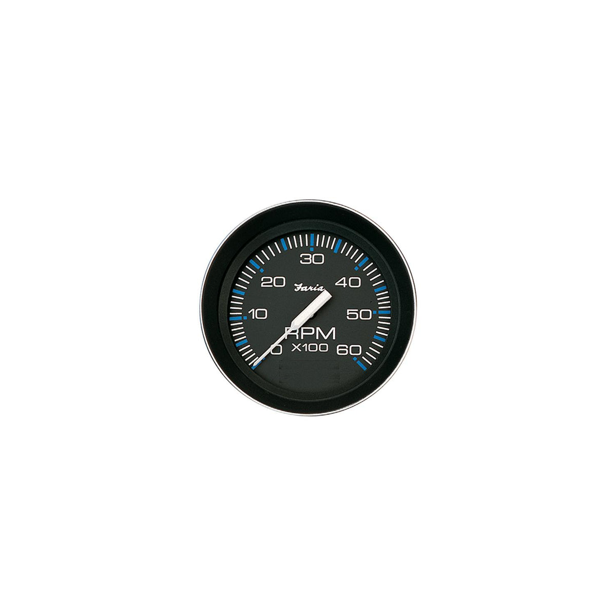 Faria Coral Black 4" Gauge - 7000 RPM Tachometer (All Outboard) -Modern Boat Sales & Service