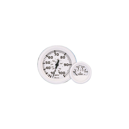 Faria Dress White 2" Fuel Level Gauge (E-1/2-F) Default Title -Modern Boat Sales & Service