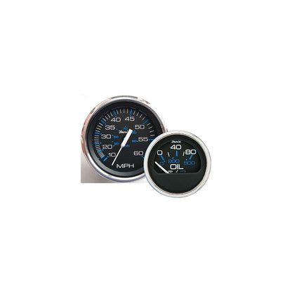 Faria Chesapeake SS Black 2" Gauge - Voltmeter Gauge (10-16 VDC) -Modern Boat Sales & Service
