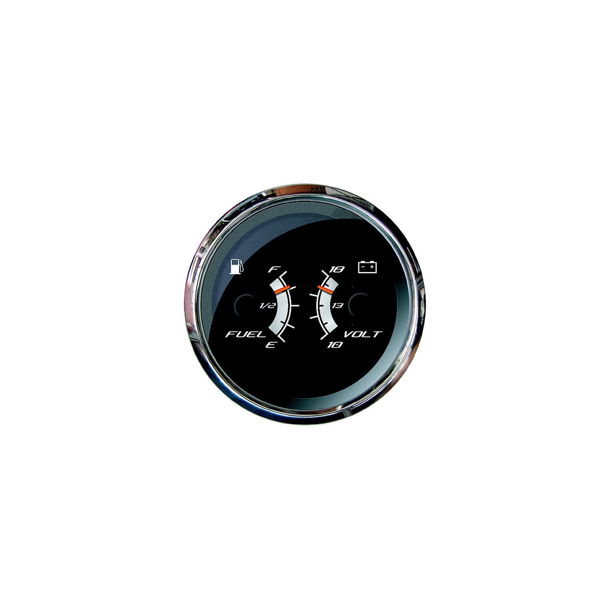 Faria F22013 Platinum 4" Gauge - Multifunction: Fuel Level, Voltmeter -Modern Boat Sales & Service