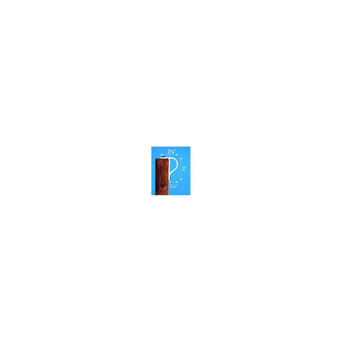 Dock Edge 1117F Slant "P" Profile, 8', Black, 3/pk Default Title -Modern Boat Sales & Service
