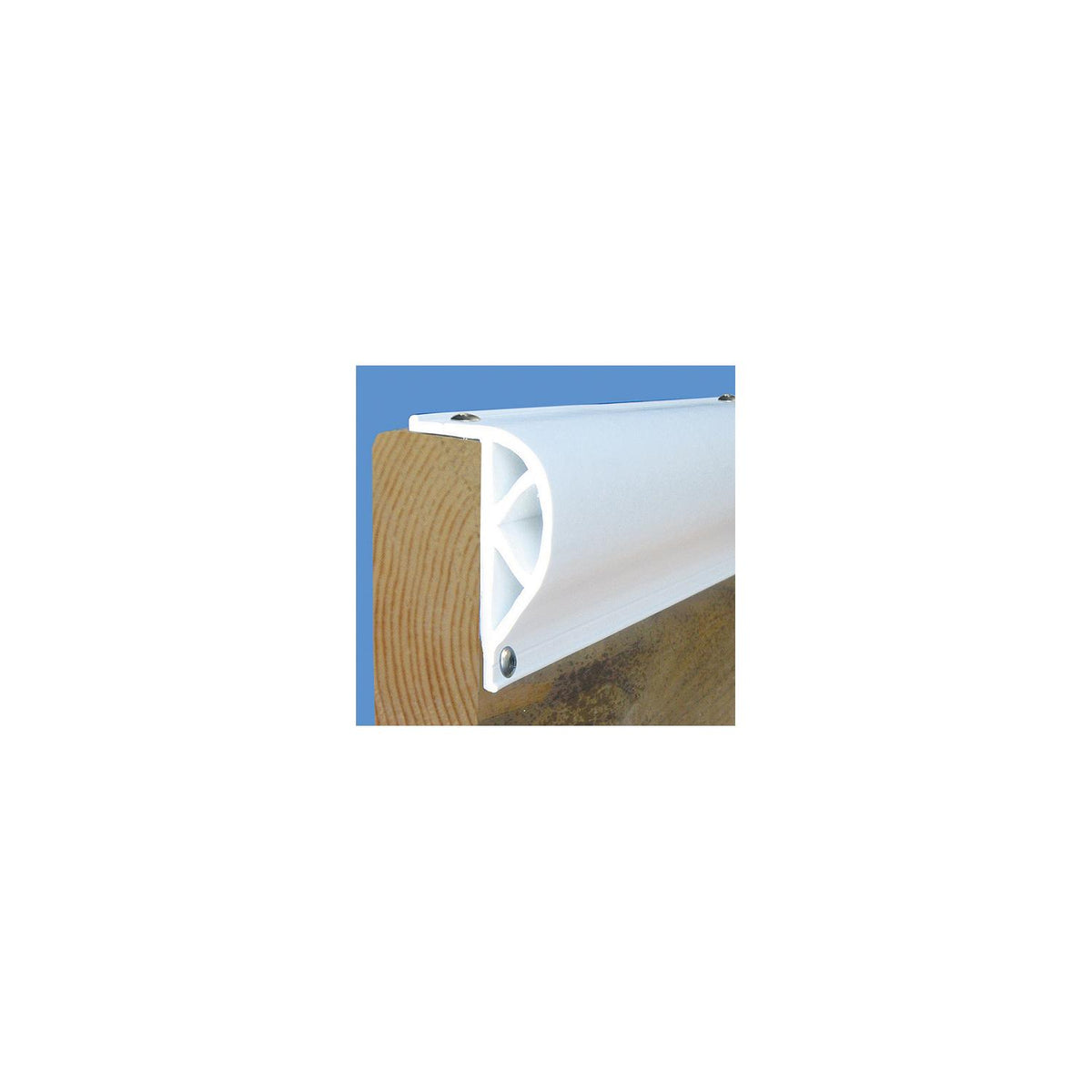Dock Edge 1210F ProDock Commercial Grade Heavy Slant P Profile, White, 8', 3/pk -Modern Boat Sales & Service