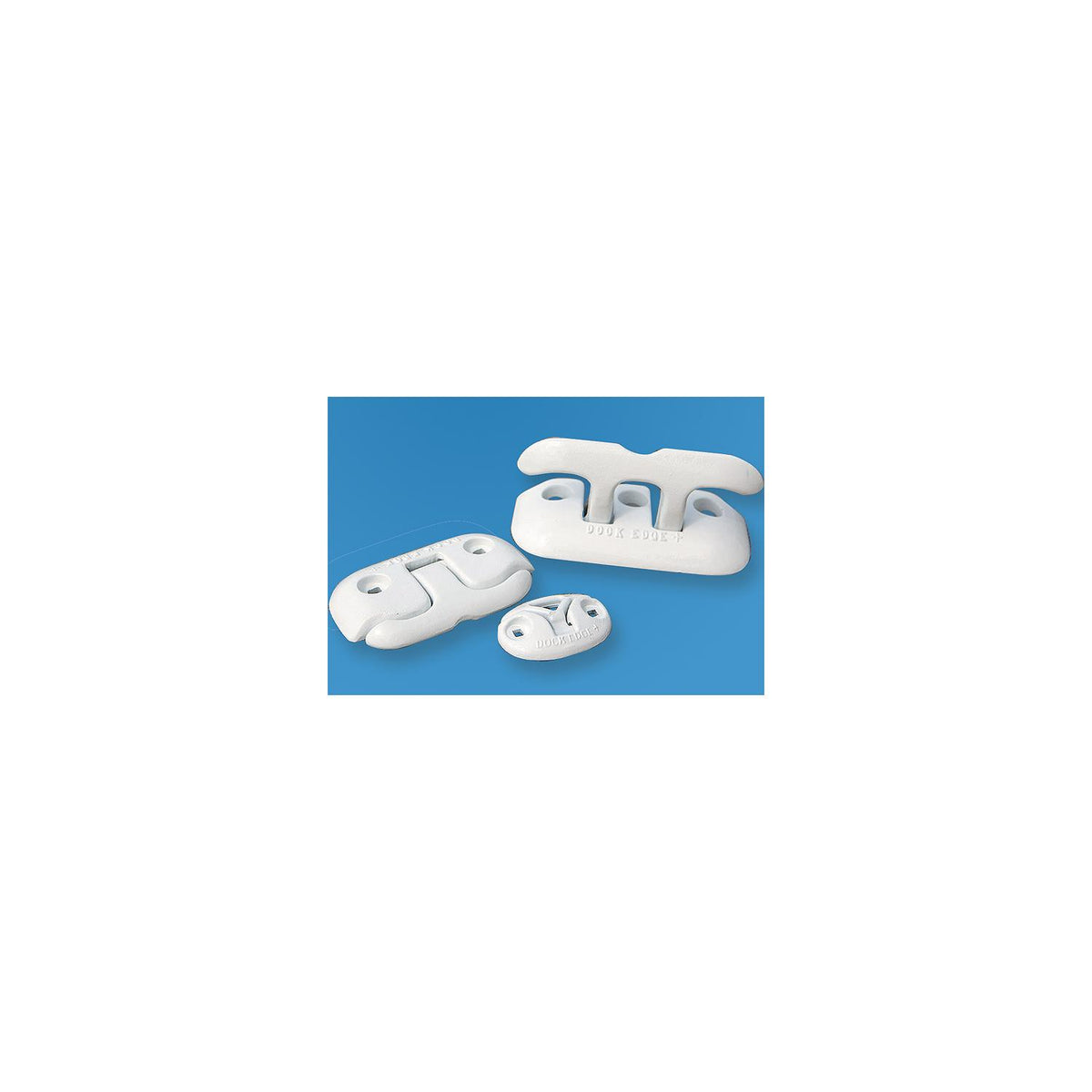 Dock Edge Flip-Up Ring Dock Cleat, White -Modern Boat Sales & Service
