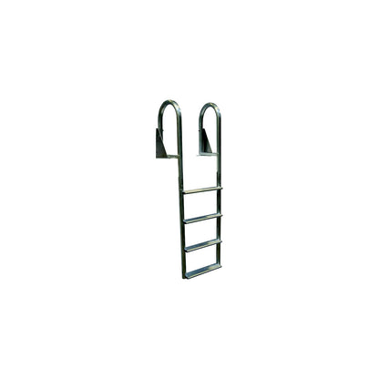 Dock Edge DE2123F Aluminum Flip Up Wide Step Ladder, 3-Step -Modern Boat Sales & Service