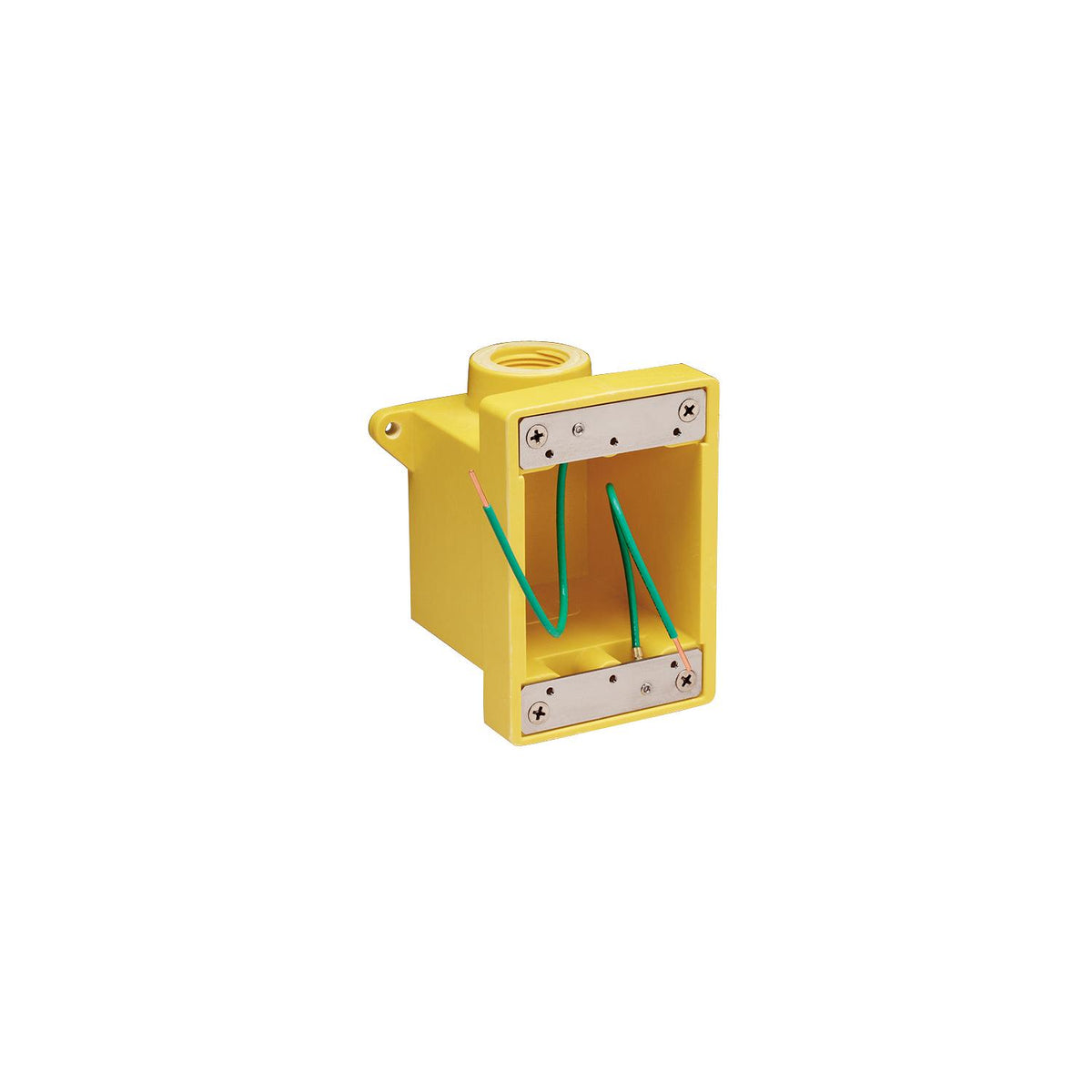 Marinco 6083CR Yellow Fiberglass FD Box With 3/4" or 1" K.O. Holes -Modern Boat Sales & Service