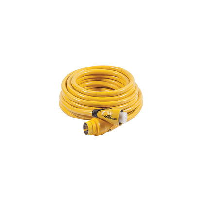 Marinco 50 Amp/125V EEL ShorePower Cordset 50 Amp 125V, Yellow -Modern Boat Sales & Service