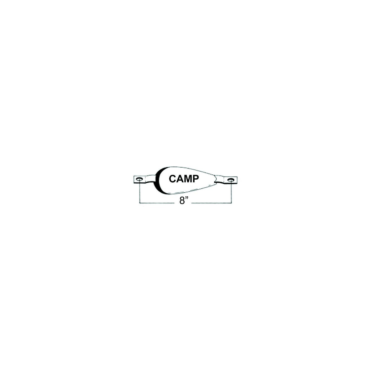 Strap Zinc 1-1/4 X 3 X 6 -Modern Boat Sales & Service