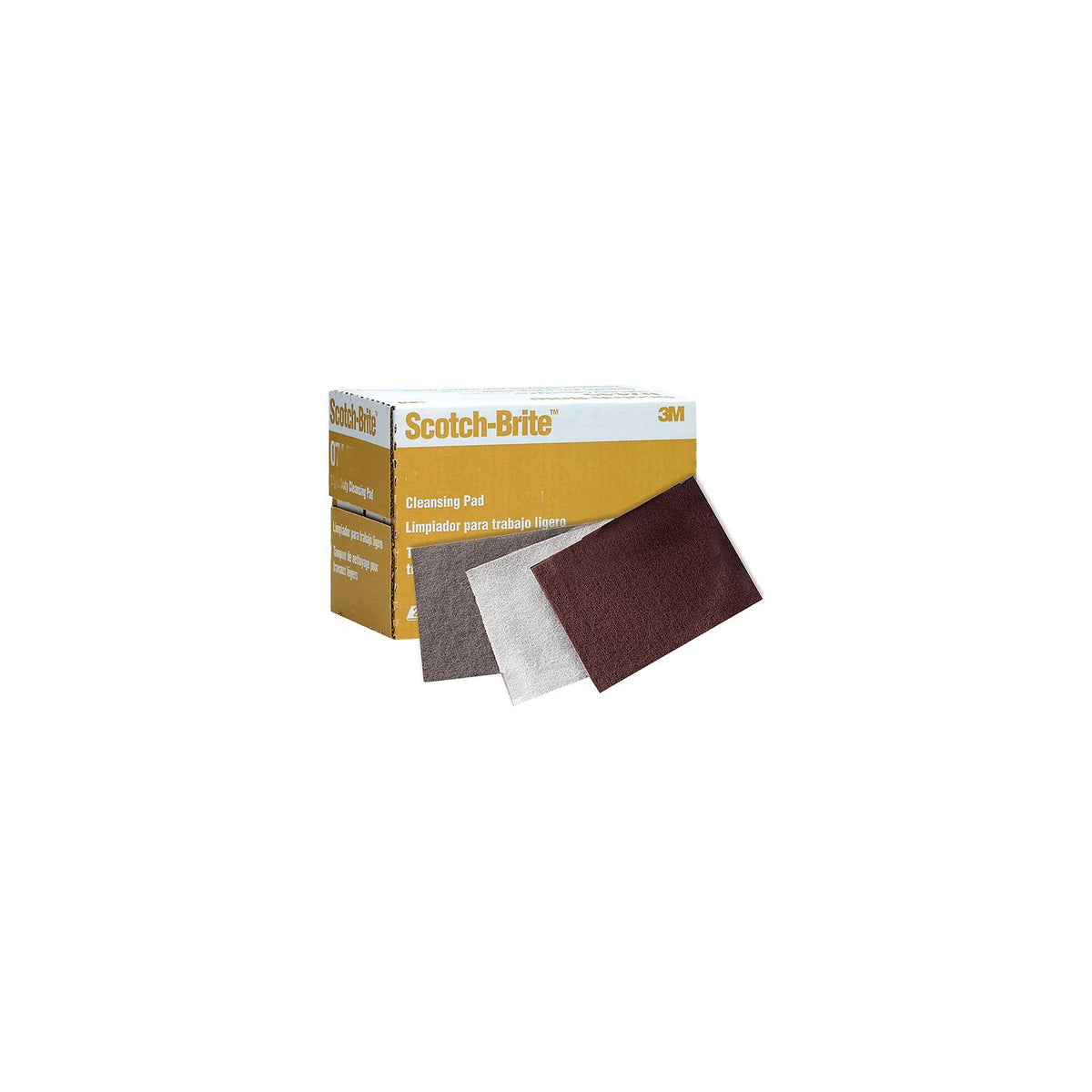 3M 07447 Scotch Brite Hand Pads, General, Maroon, 20/Box -Modern Boat Sales & Service