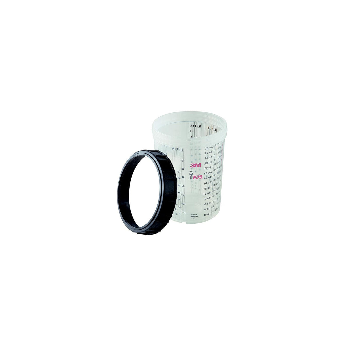 Paint Prep System Large Cup & Collar 1/Bx -Modern Boat Sales & Service
