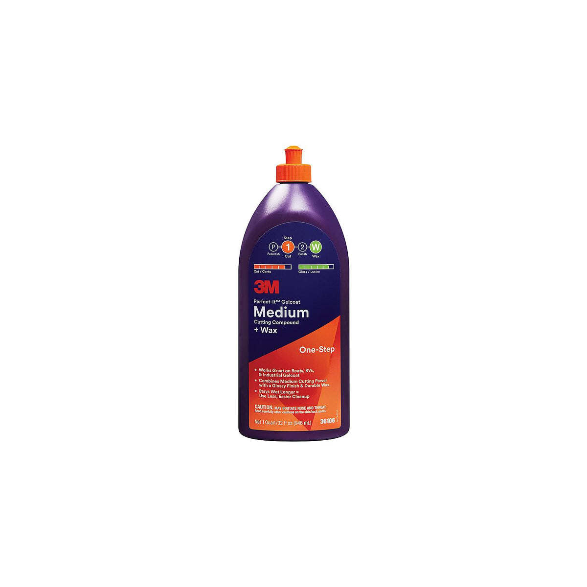 Perfect-Itâ„¢ Gelcoat Medium Cutting Compound/Wax, Qt. -Modern Boat Sales & Service