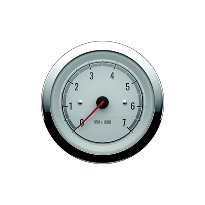 Quicksilver 8M6020074 Tachometer (7,000rpm), White/Chrome Default Title -Modern Boat Sales & Service