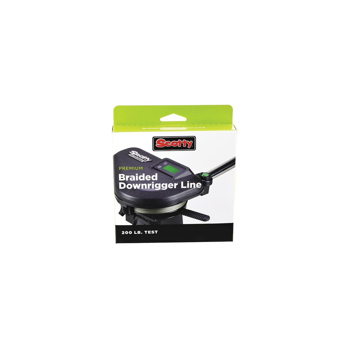 Scotty 2700K 200 lb. Premium Power Braid Downrigger Line, 200' Green, 6/case -Modern Boat Sales & Service