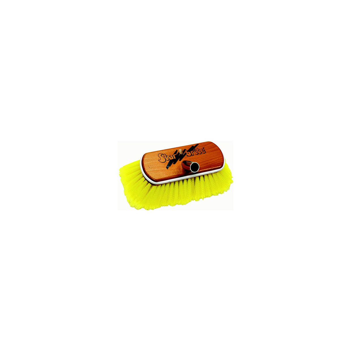 Starbrite 40170 8" Synthetic Wood Block Brush with Bumper, Soft, Yellow -Modern Boat Sales & Service
