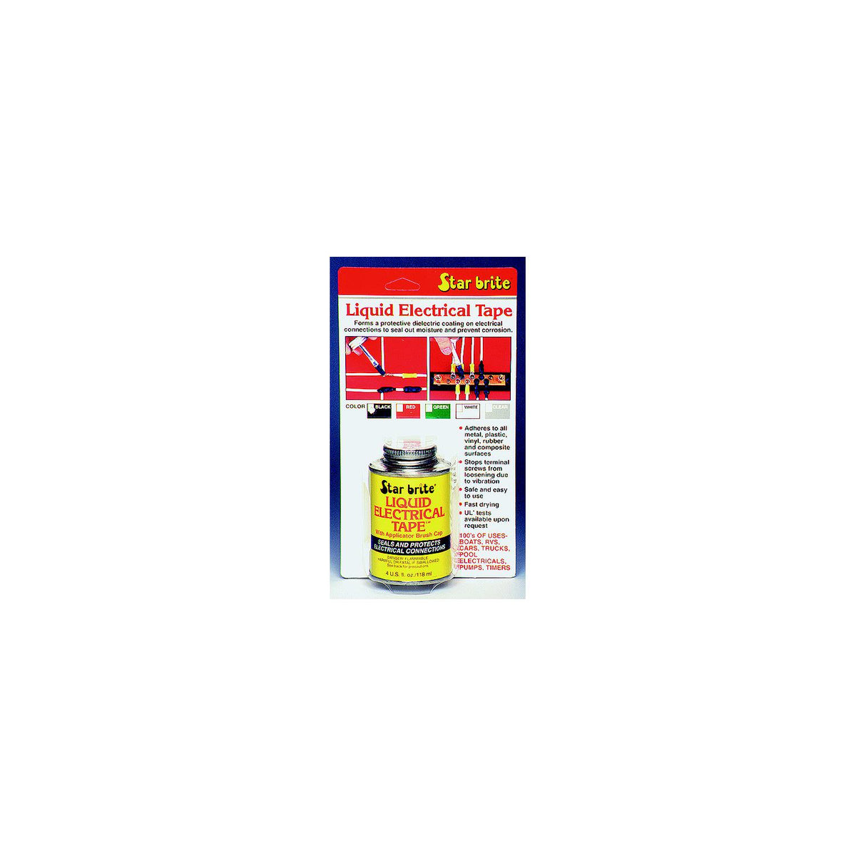 Liq. Electric Tape Black 4 oz. -Modern Boat Sales & Service