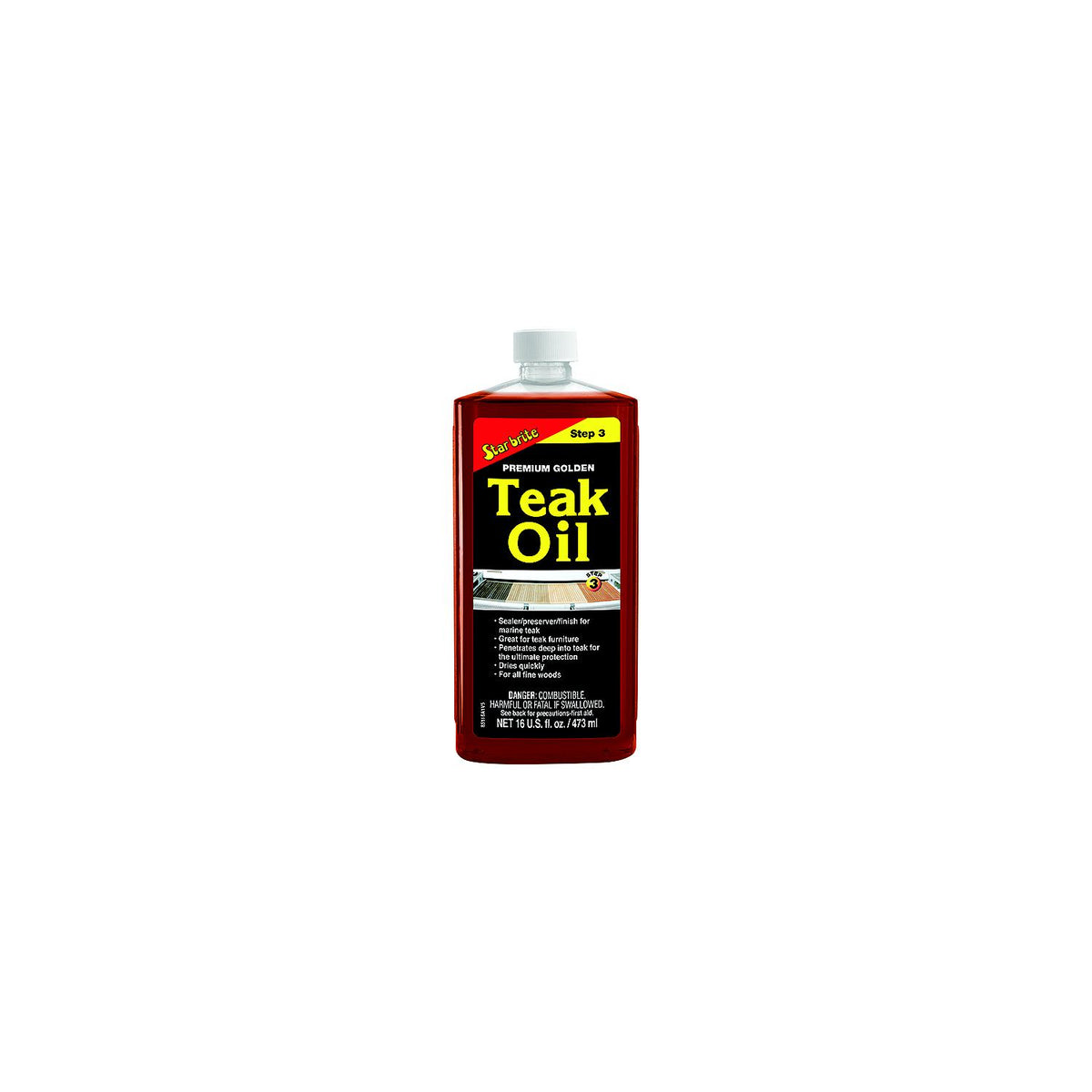 Premium Golden Teak Oil, Qt. -Modern Boat Sales & Service