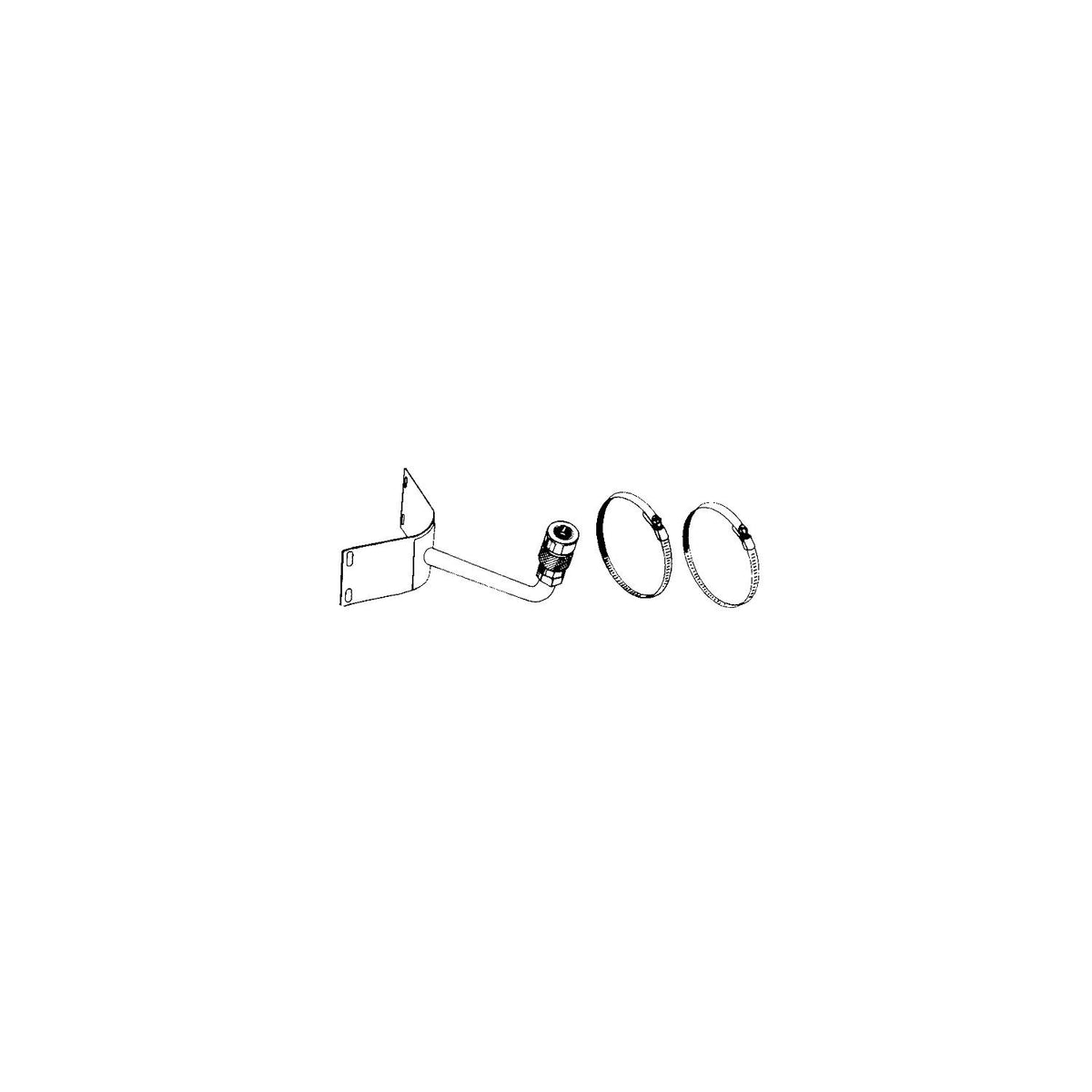 EZ-Steer EZ50020 Long-Shaft Bracket Assembly (Standard 2-Stroke or 4-Stroke) -Modern Boat Sales & Service