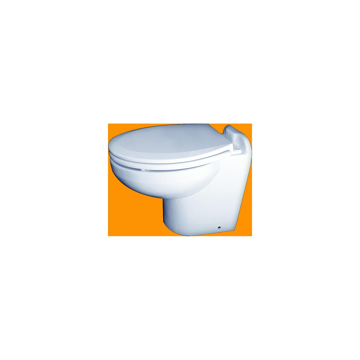 Raritan 230HF012 Marine Eleganceâ„¢ Slant Back, Pressurized Fresh Water, Low Profile 12V Toilet, White -Modern Boat Sales & Service