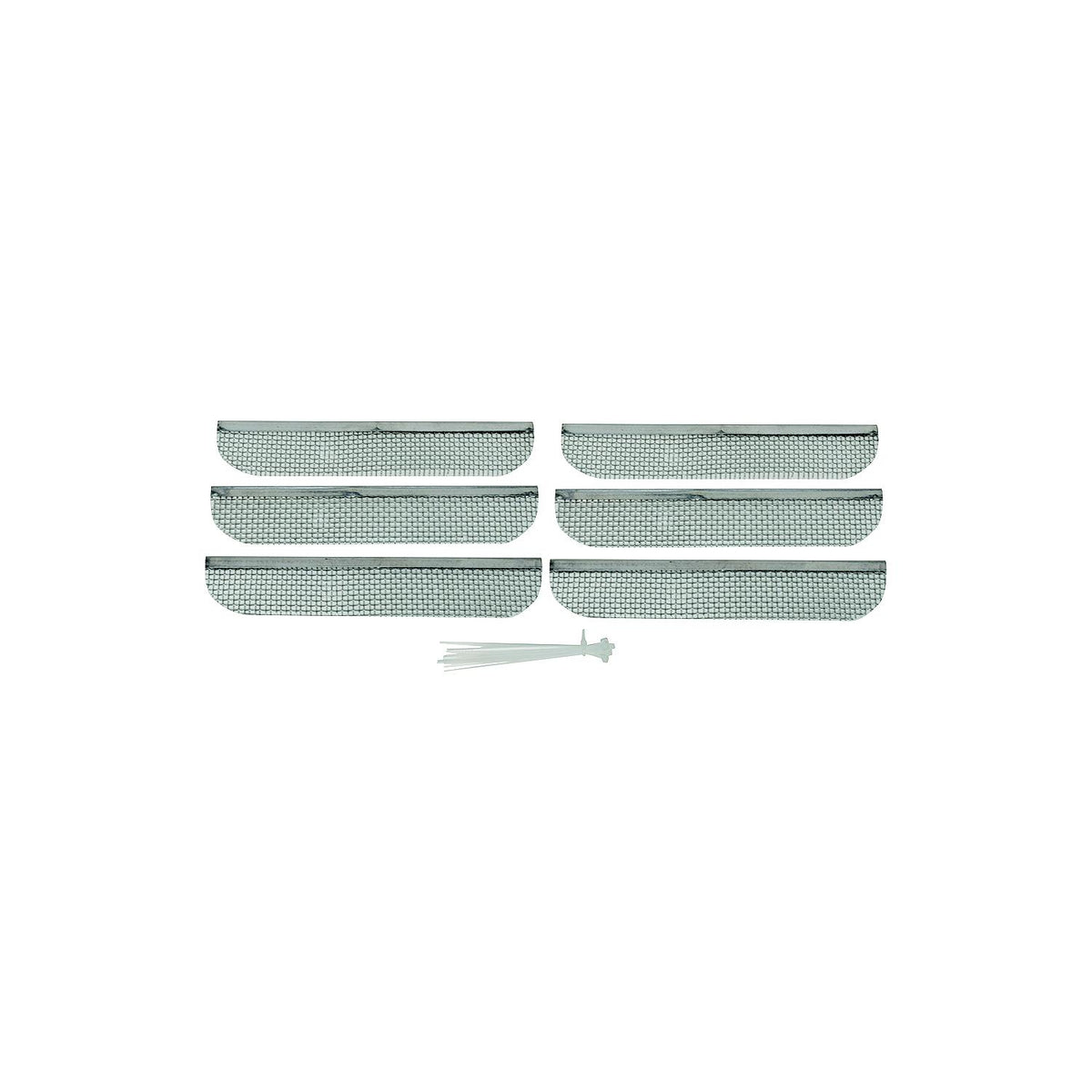 Valterra A10-1313VP Stainless Steel Mesh Cover 6 Pack Bug Screens for RV Fridge Vent - Fits Dometic Models with 8.13" Vent -Modern Boat Sales & Service