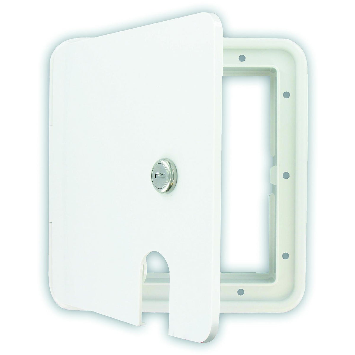 Valterra Cable Hatch, Large Square, White -Modern Boat Sales & Service