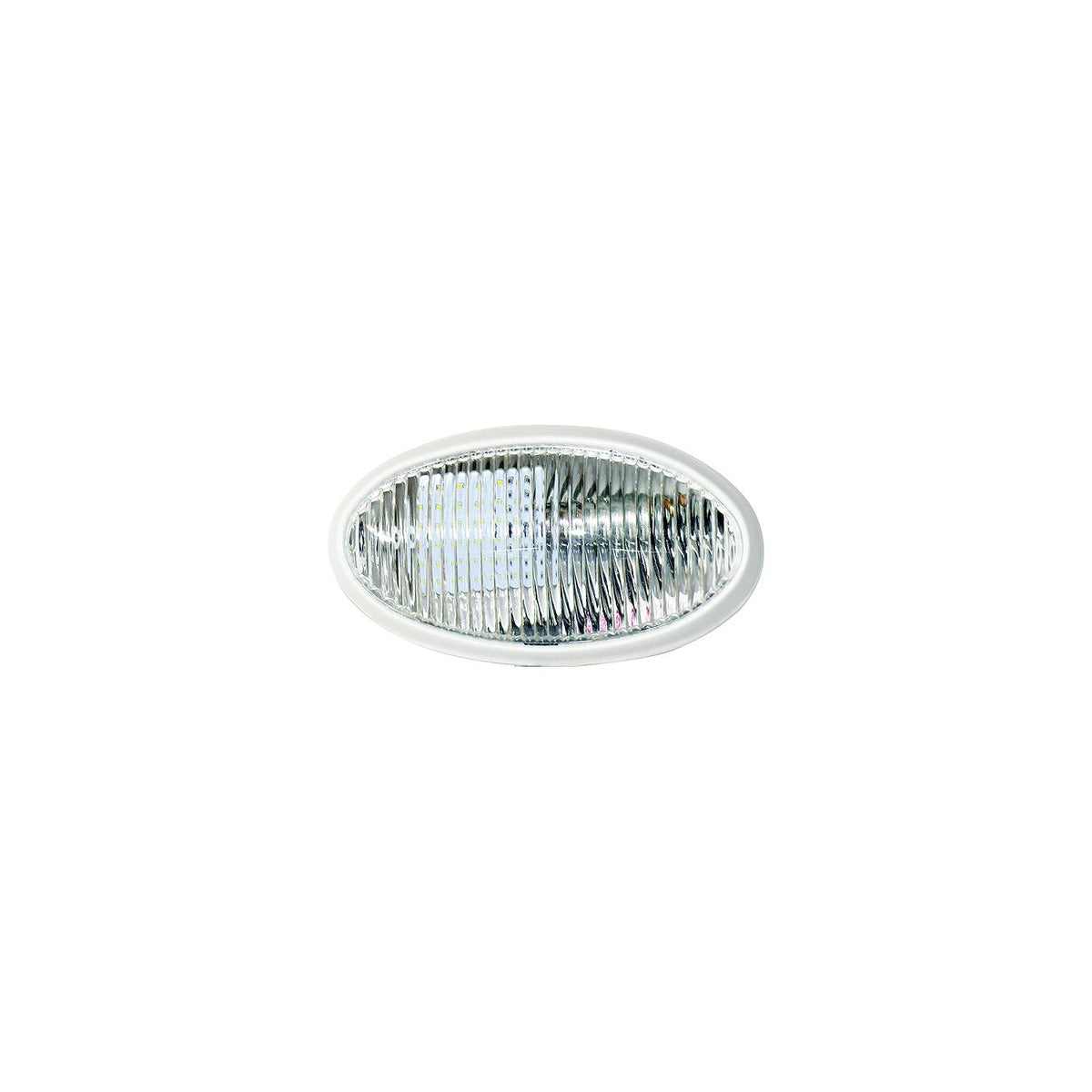 Valterra DG71258VP Oval Porch Light w/o Switch, White w/Clear Lens -Modern Boat Sales & Service