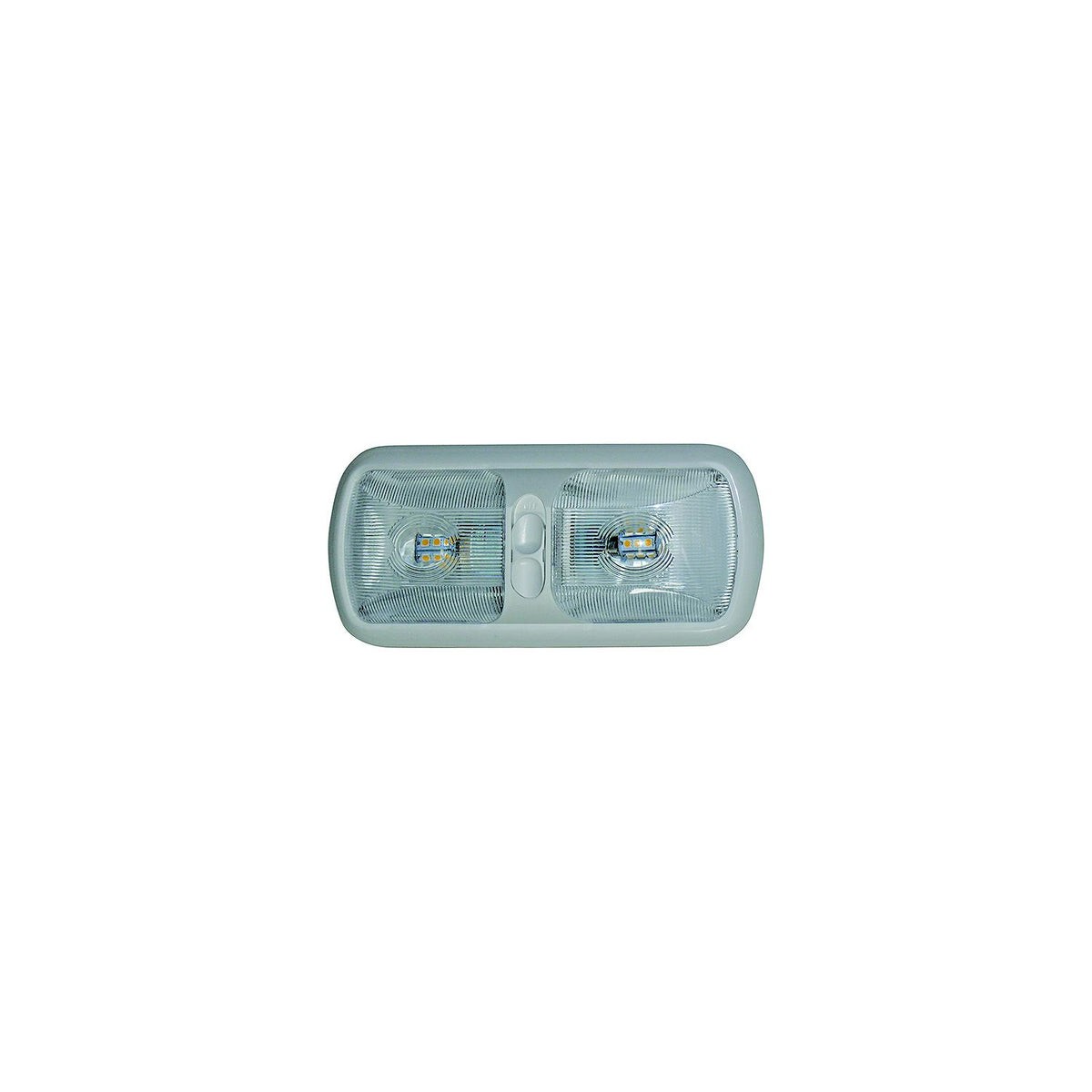 Valterra DG72406VP LED Eurostyle Dome Light, Double, 5500k -Modern Boat Sales & Service