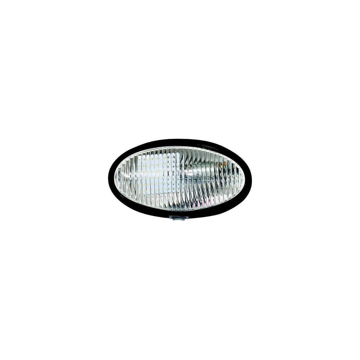 Valterra DG71259VP Oval Porch Light w/Switch, Black w/Clear Lens -Modern Boat Sales & Service
