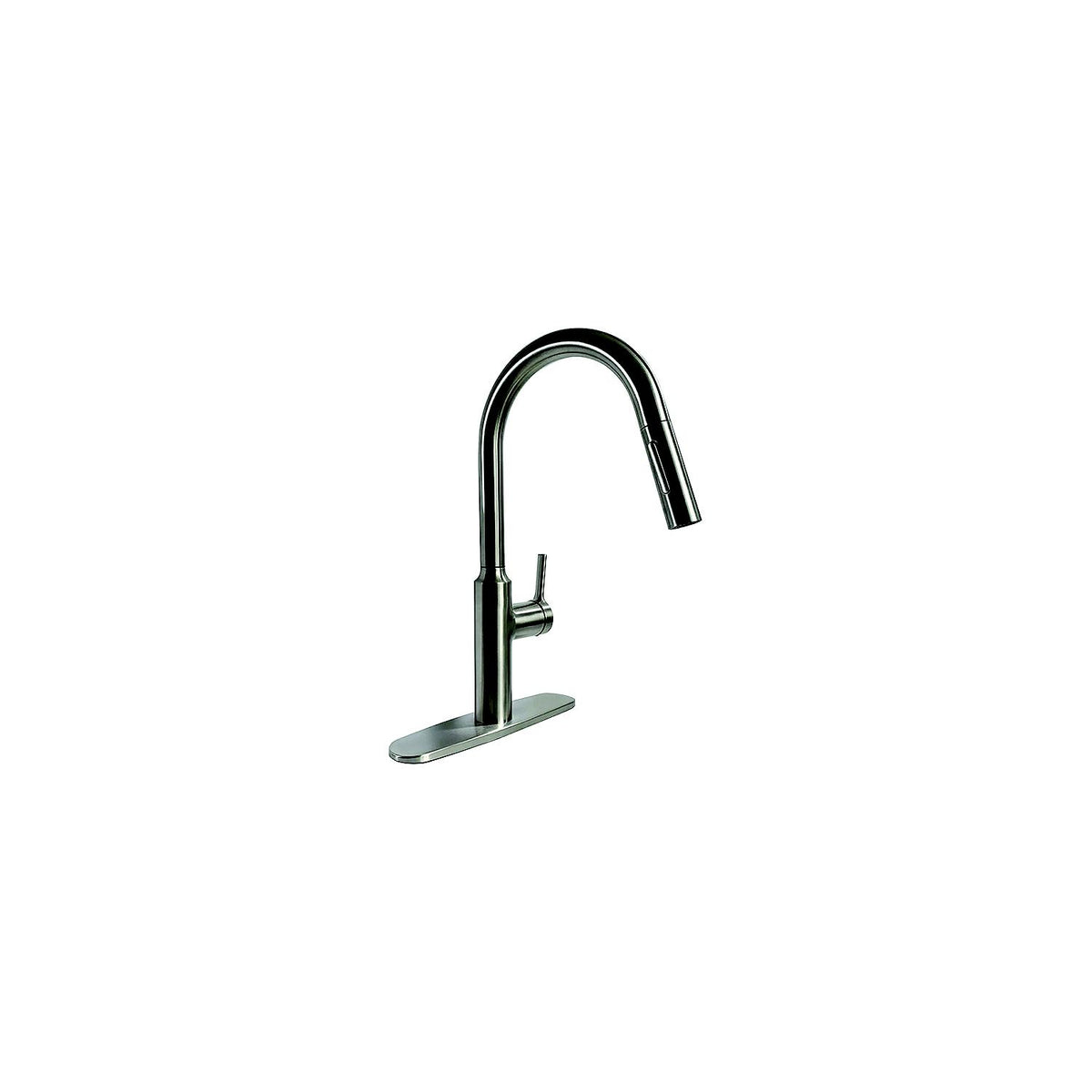 Valterra PF231465 8" Premium Slimline Single Handle Pull Down Kitchen Faucet, Brushed Nickel -Modern Boat Sales & Service
