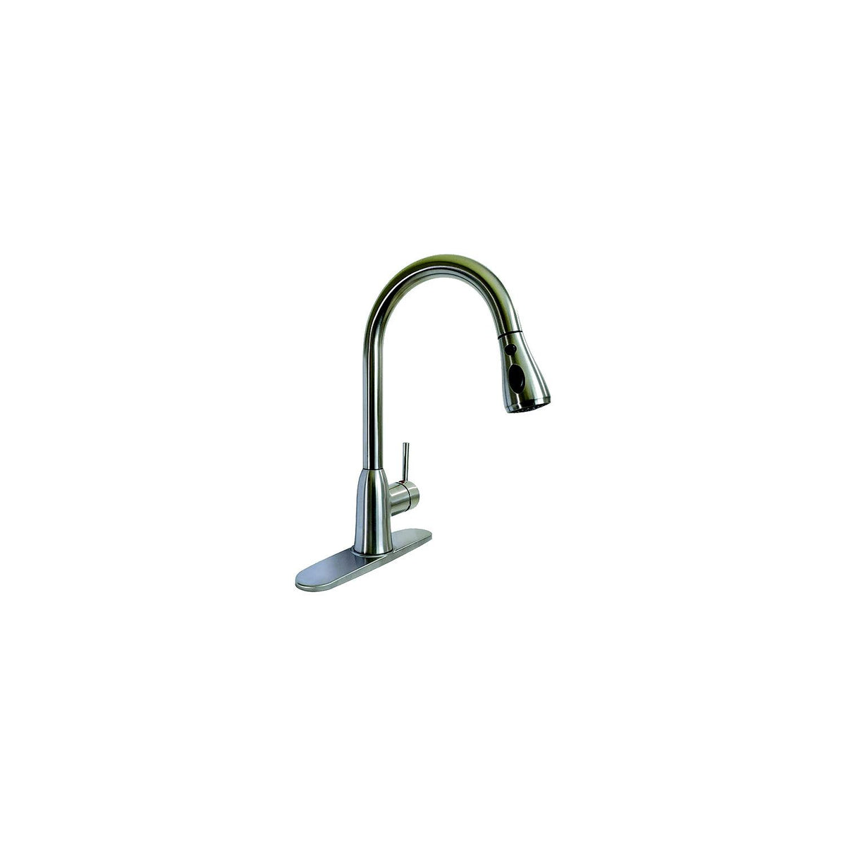 Valterra PF231466 8" Premium Power Boost Single Handle Pull Down Kitchen Faucet, Brushed Nickel -Modern Boat Sales & Service