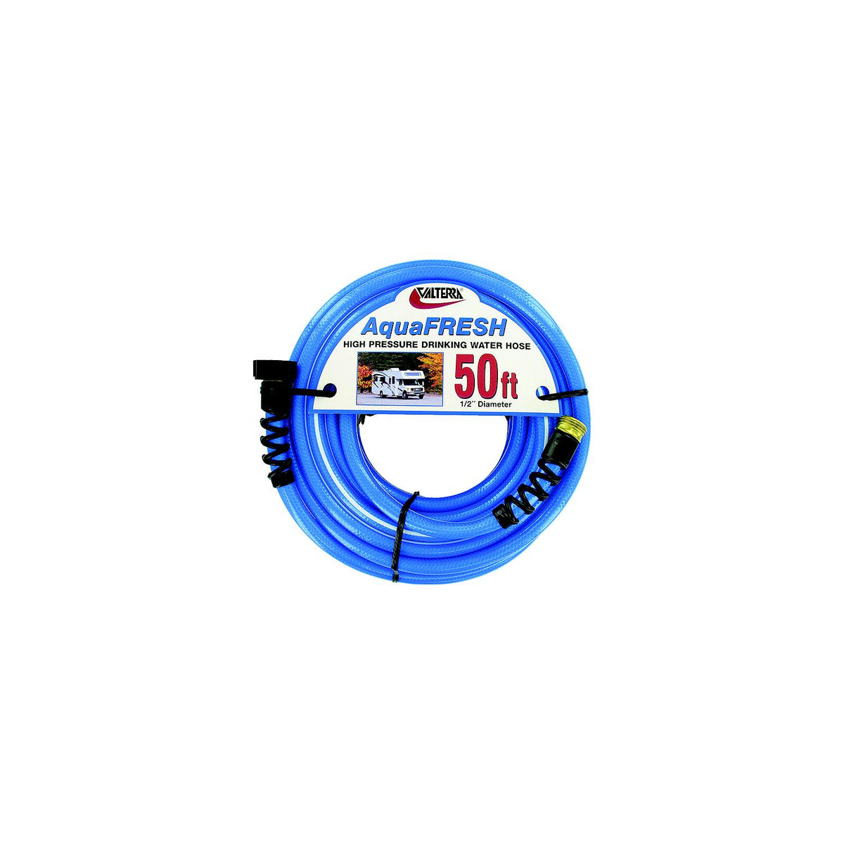 Valterra W019420 Blue AquaFresh High Pressure RV Drinking Water Hose, 5/8" x 35' -Modern Boat Sales & Service