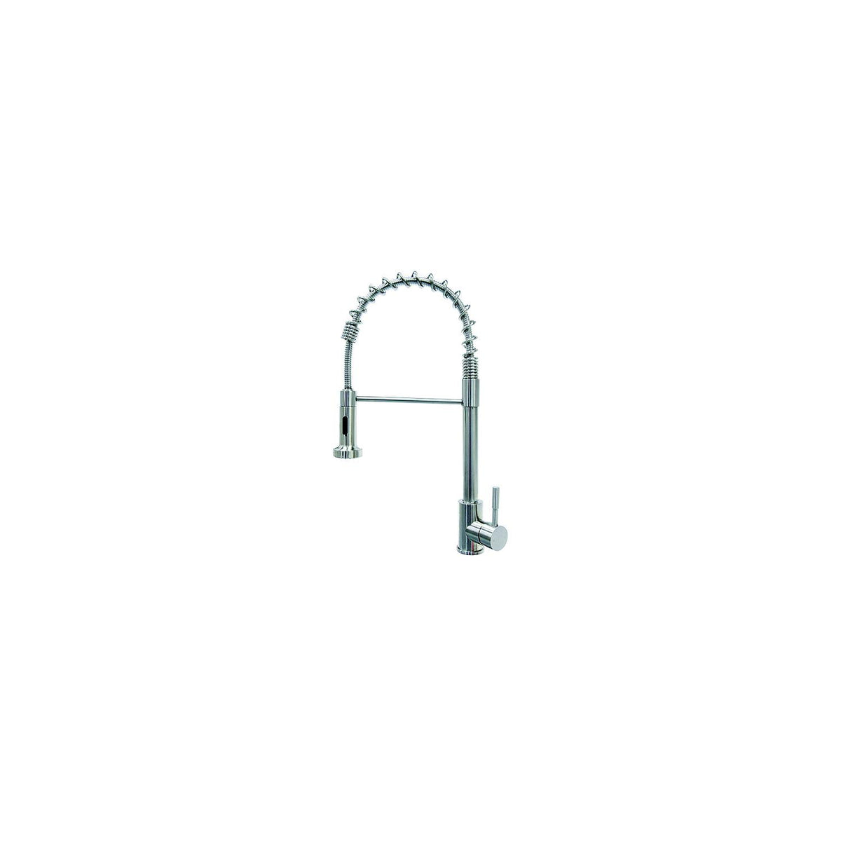 Flow-Max 719323 Coiled Spring Sprayer Faucet, Stainless Steel Default Title -Modern Boat Sales & Service