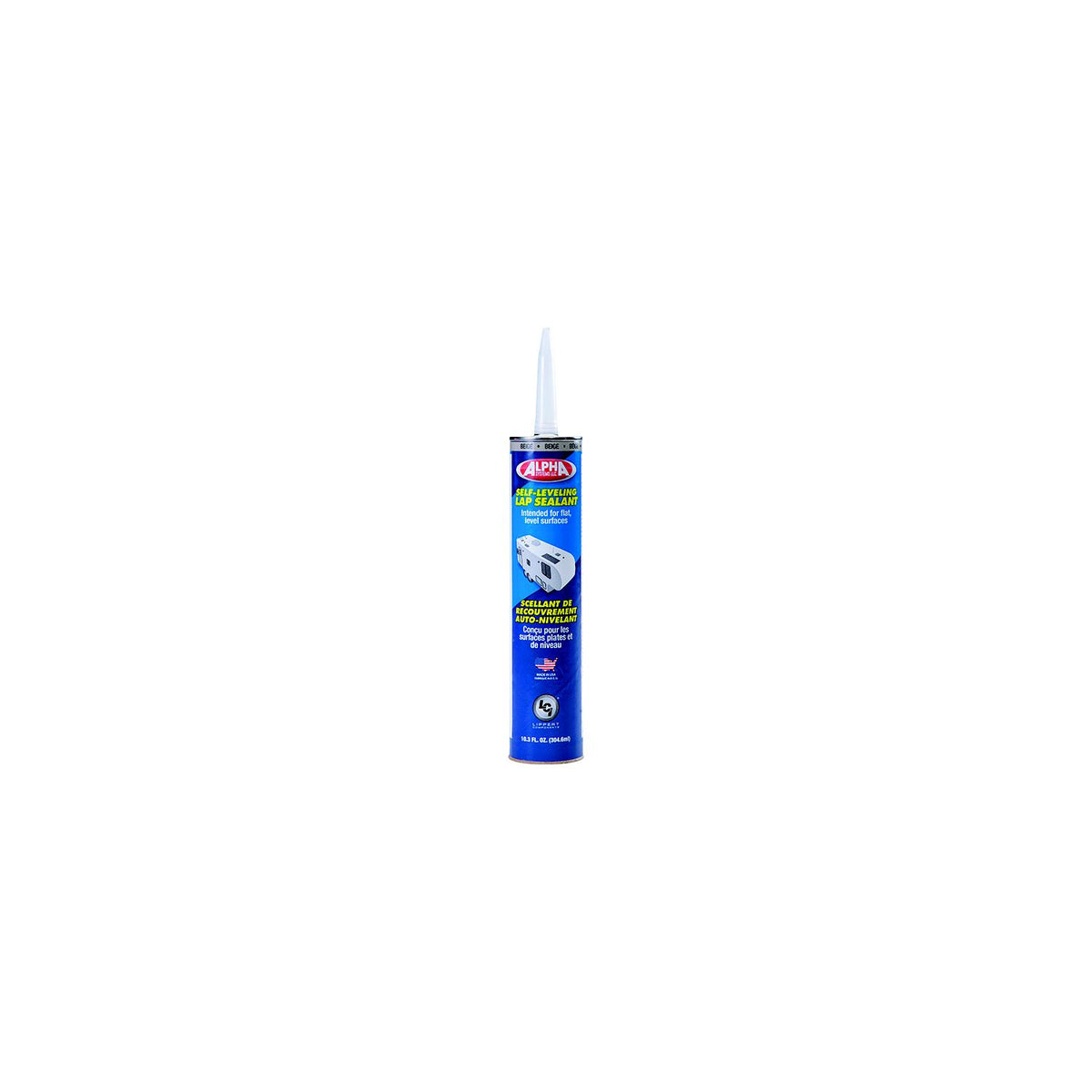 Alpha Systems 862148 Low VOC Self-Leveling Lap Sealant, 10.3 oz., Beige -Modern Boat Sales & Service