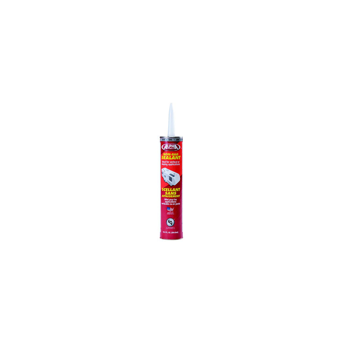 Alpha Systems 862159 Low VOC Non-Sag Sealant, 10.3 oz., Grey Default Title -Modern Boat Sales & Service