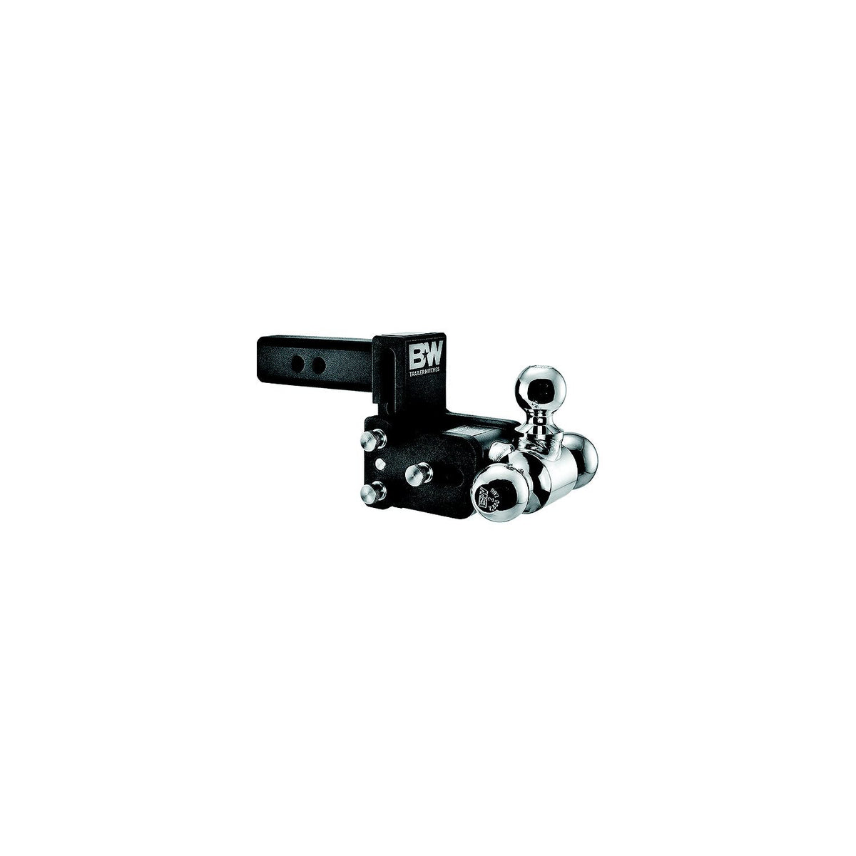 B&W TS10048B Trailer Hitches Tow & Stow Tri Ball Receiver Hitch | Fits Standard 2" Receiver Default Title -Modern Boat Sales & Service