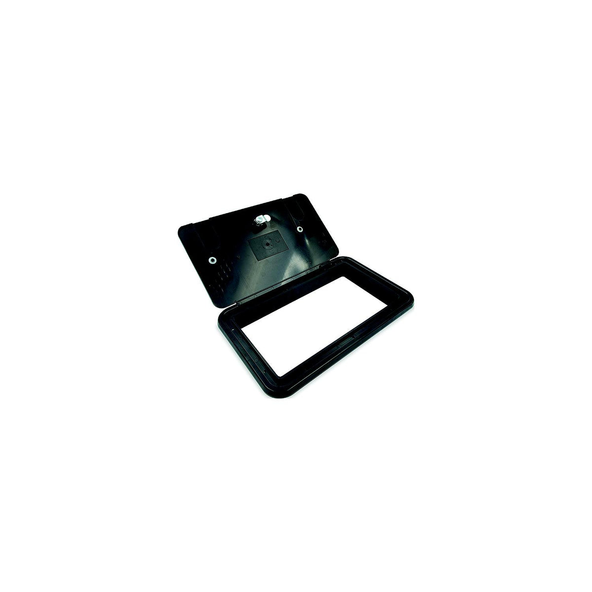 B and B Molders 94317 Multi-Purpose Hatch w/2 Vermin Doors, Black -Modern Boat Sales & Service