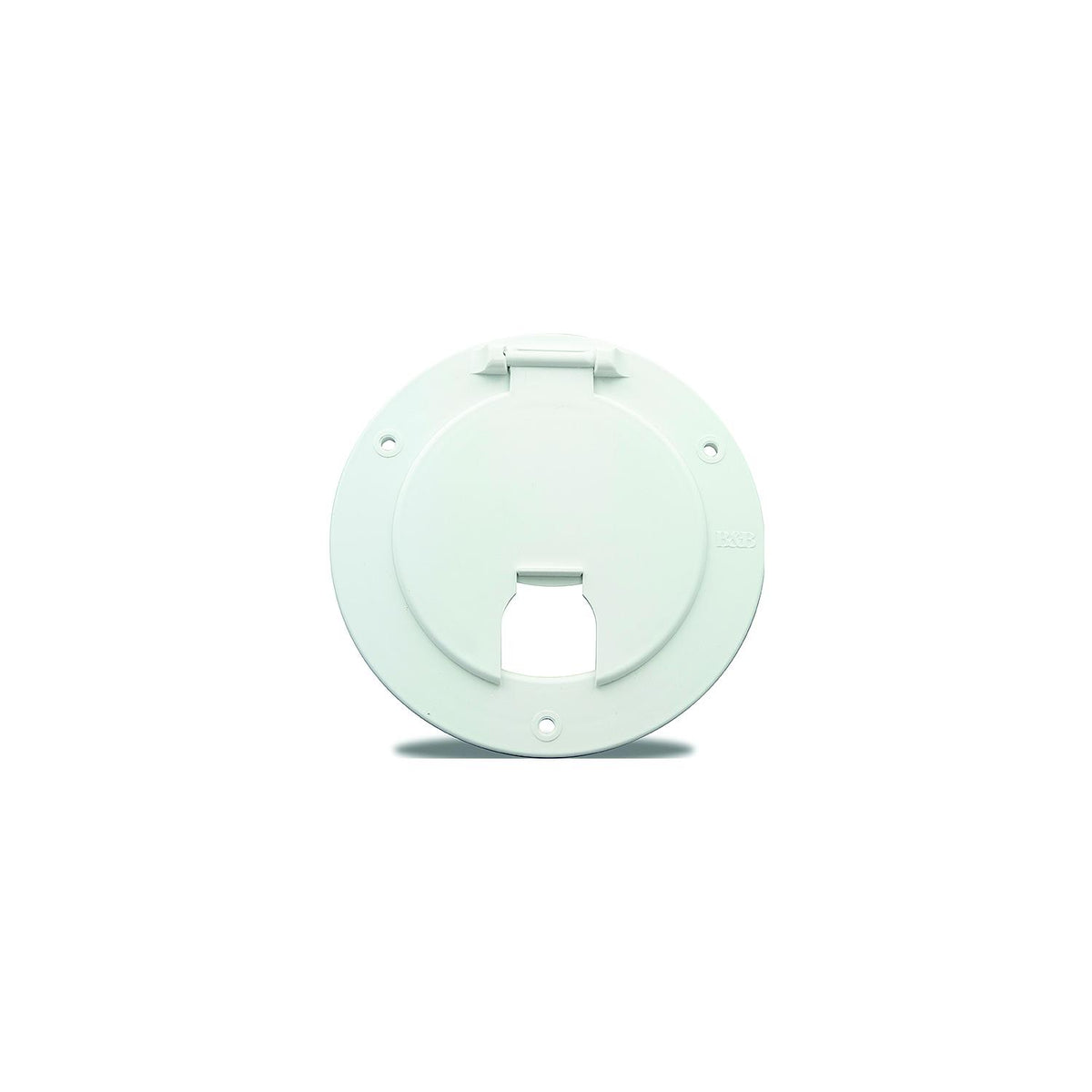 B and B Molders 94332 Round Electric Cable Hatch w/o Back, 5-1/8" Black -Modern Boat Sales & Service