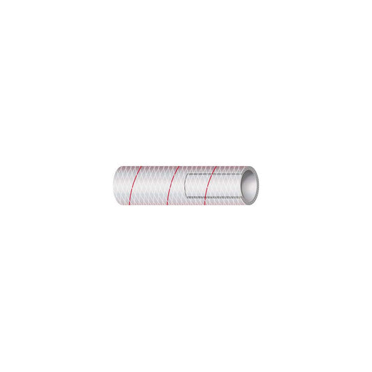 Shields Marine Hose Clear Reinforced Series 162 PVC Tubing with Red Tracer -Modern Boat Sales & Service